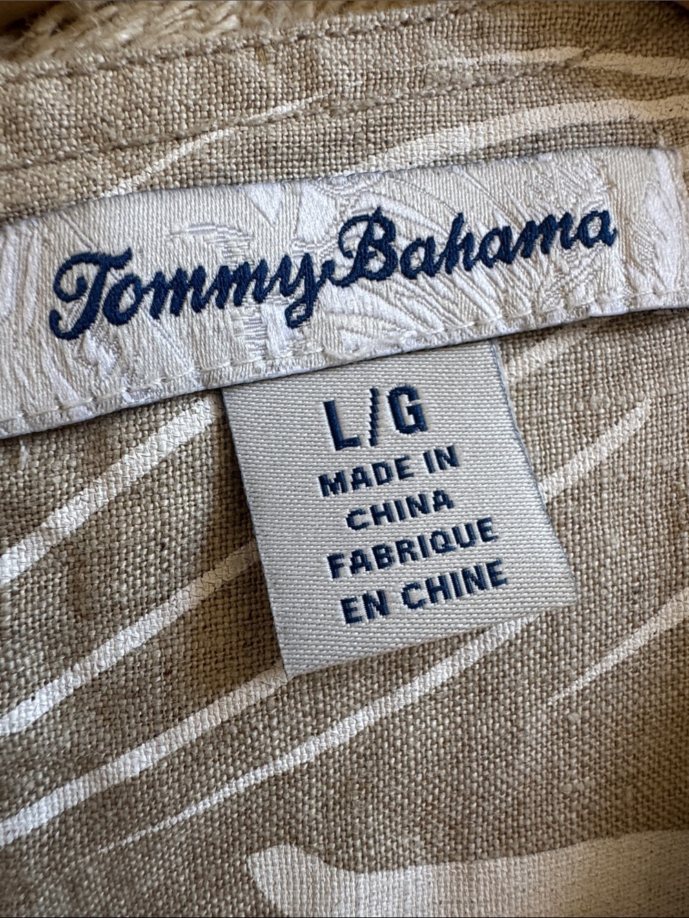 Tommy Bahama Large Linen fully lined with pockets tropical floral Shift Dress - Picture 2 of 9